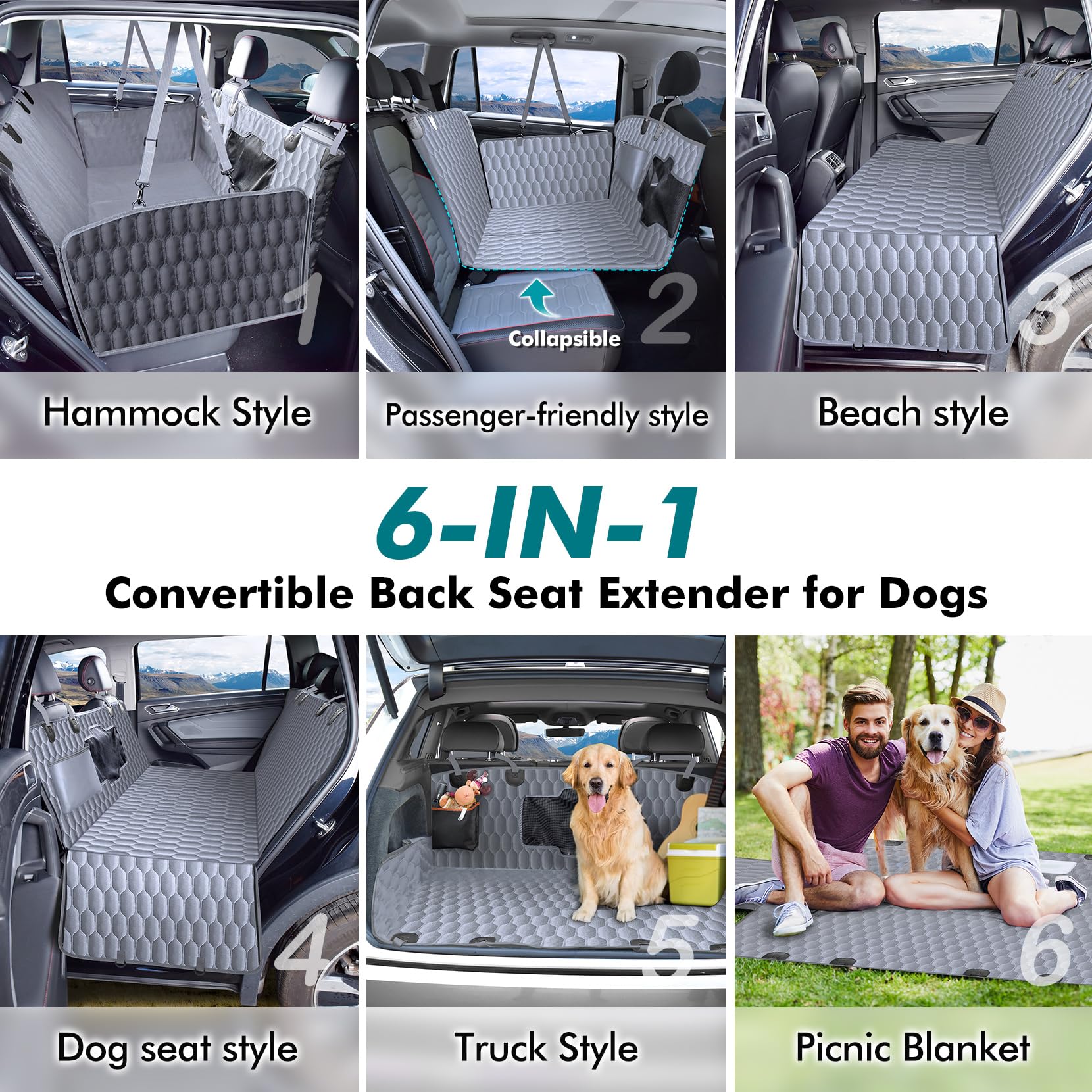 Chumajor storage bag included for organized car storage