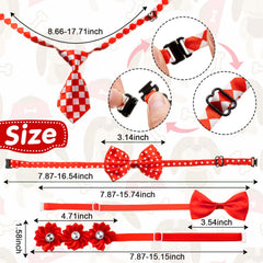 Chumia dog's neck ties provide refined looks with easy wear.