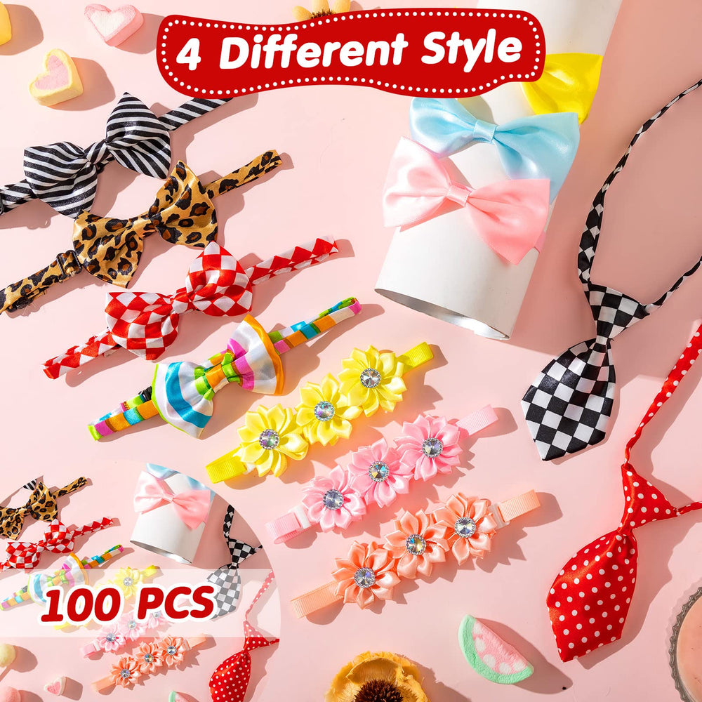 Chumia assorted-pattern bow ties expand outfit options for daily wear.