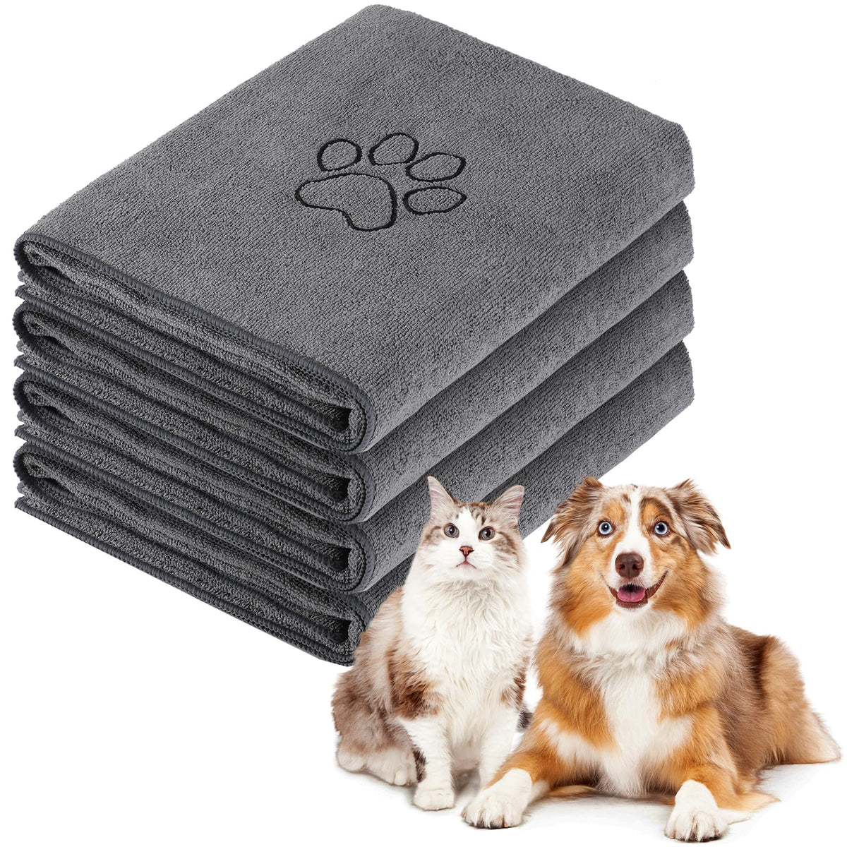 Chumia dog towel large 127x76 cm for quick post-bath drying