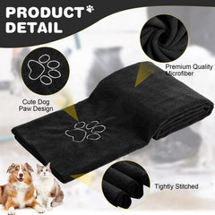Chumia microfiber-absorbent towel soaks up water fast for pets.