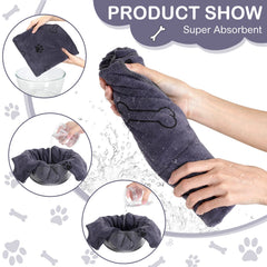 Chumia microfiber-absorption towels soak up moisture fast after bathing.