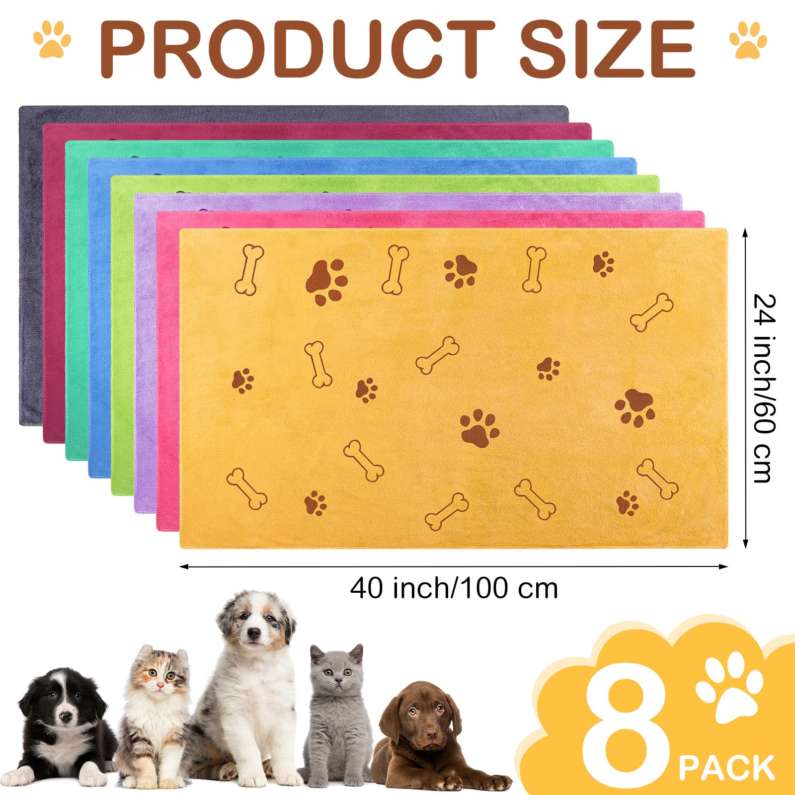 Chumia microfiber pet towel offers high absorbency for quick drying