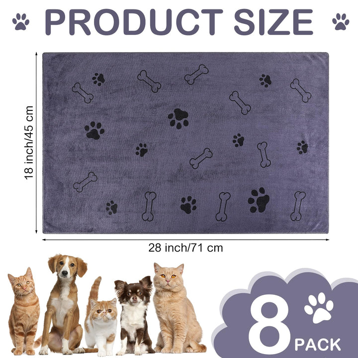 Chumia microfiber dog towels absorbent for fast drying.