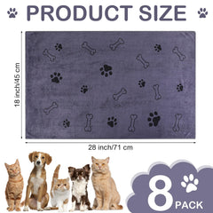 Chumia microfiber dog towels absorbent for fast drying.