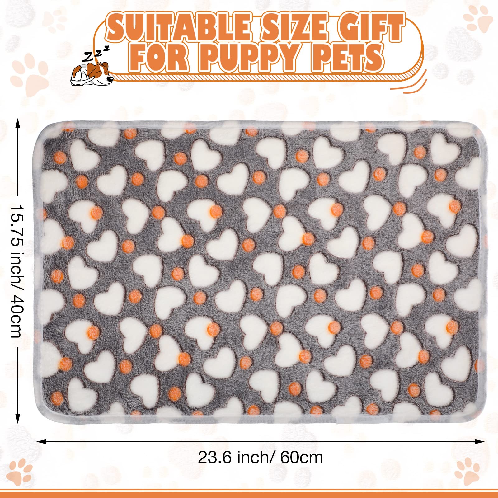 Chumia puppy blanket featuring bone print keeps pets snug during rest and travel.