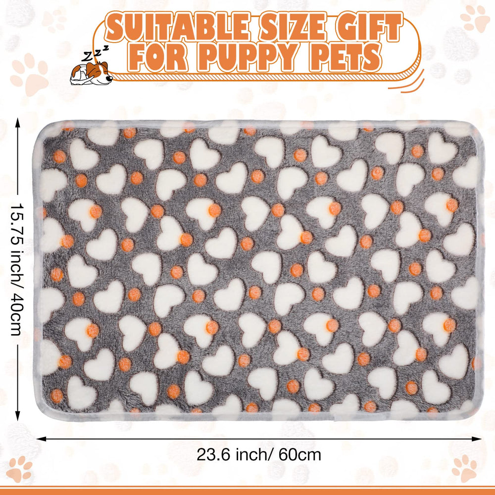 Chumia puppy blanket featuring bone print keeps pets snug during rest and travel.