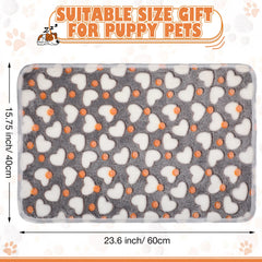 Chumia puppy blanket featuring bone print keeps pets snug during rest and travel.