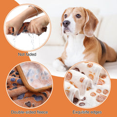 Chumia blanket with elephant print adds playful charm to pet spaces.