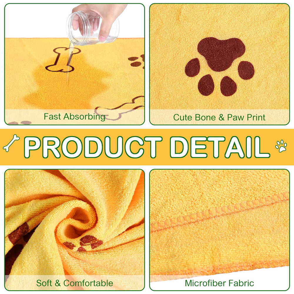 Chumia washable and odorless pet towels for reuse after baths