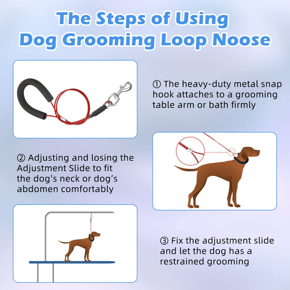 Chunful easy assembly on grooming table for efficient bathing
