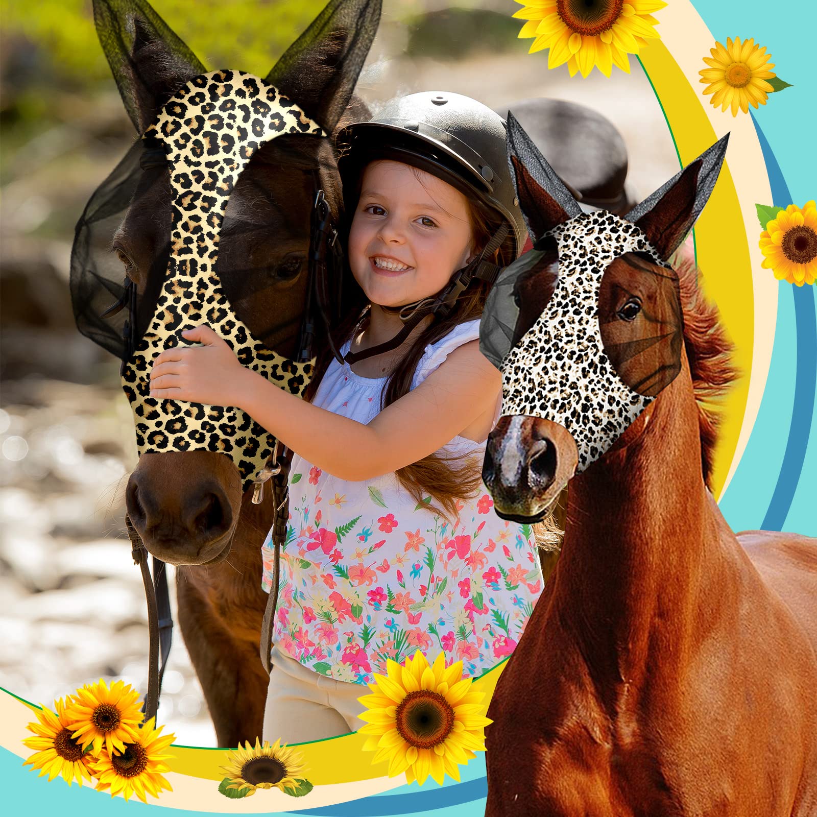 Chunful elastic breathable fabric keeps horses comfortable during rides.