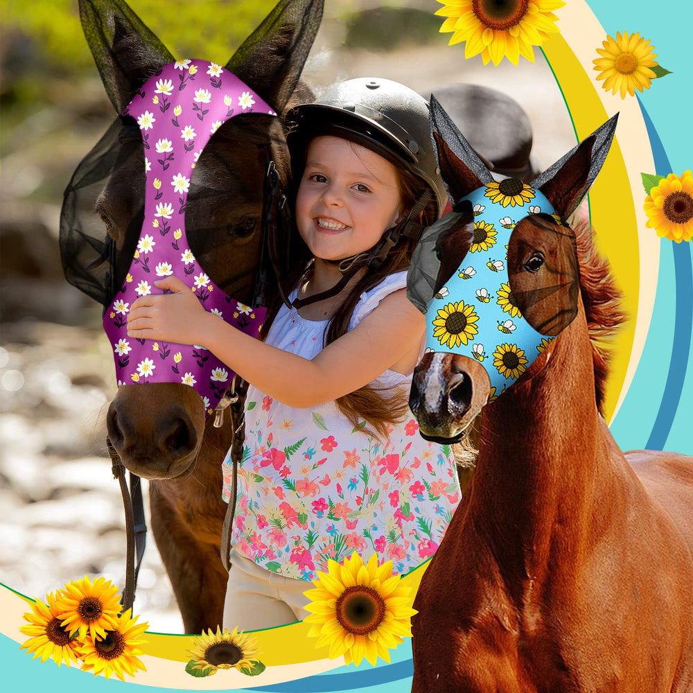 Chunful elastic fly mask designed for long wear and flexibility.