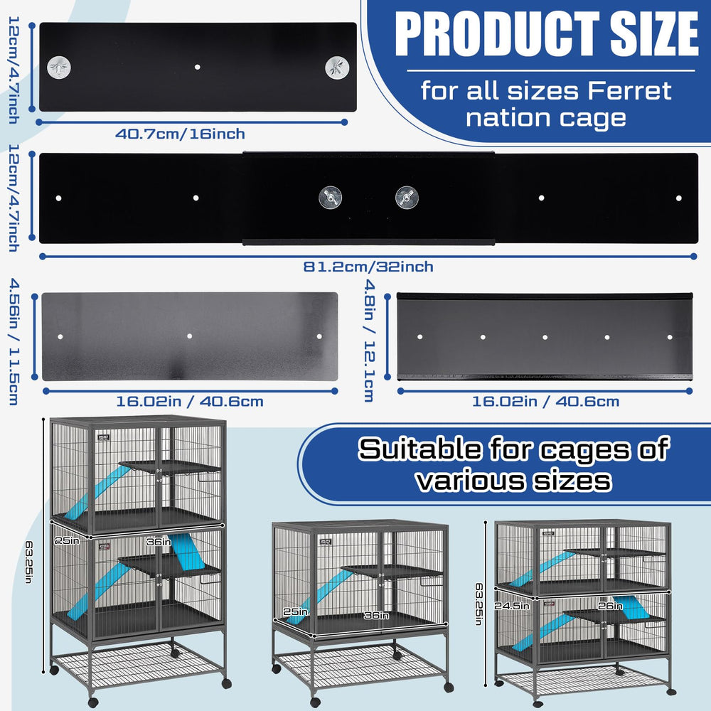 Chunful scatter guards for Critter Nation help contain bedding and litter