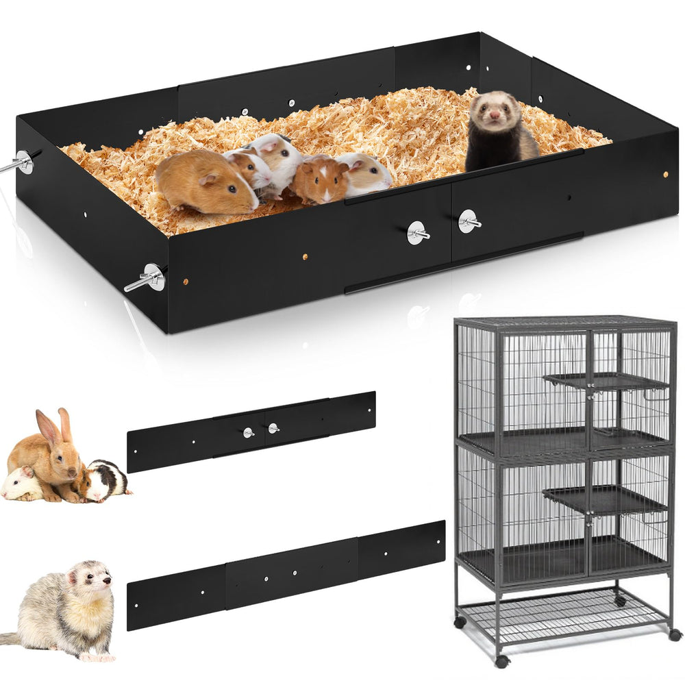 Chunful scatter guards for Ferret Nation reduce cage mess efficiently