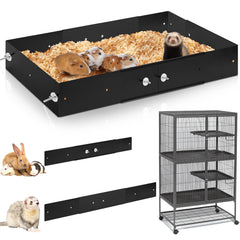 Chunful scatter guards for Ferret Nation reduce cage mess efficiently