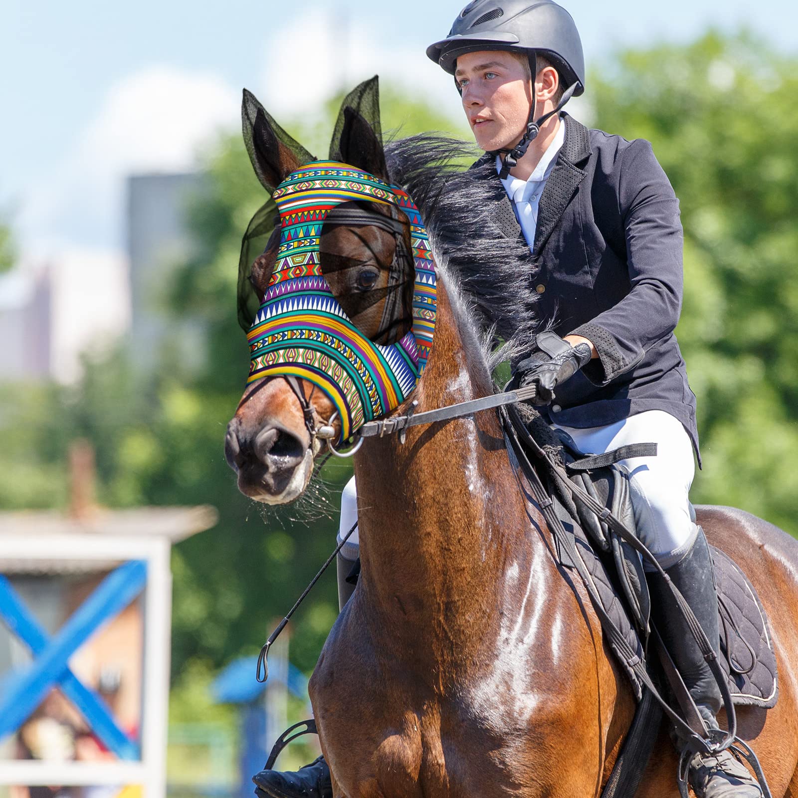 Chunful soft comfortable-fit fly mask for extended wear