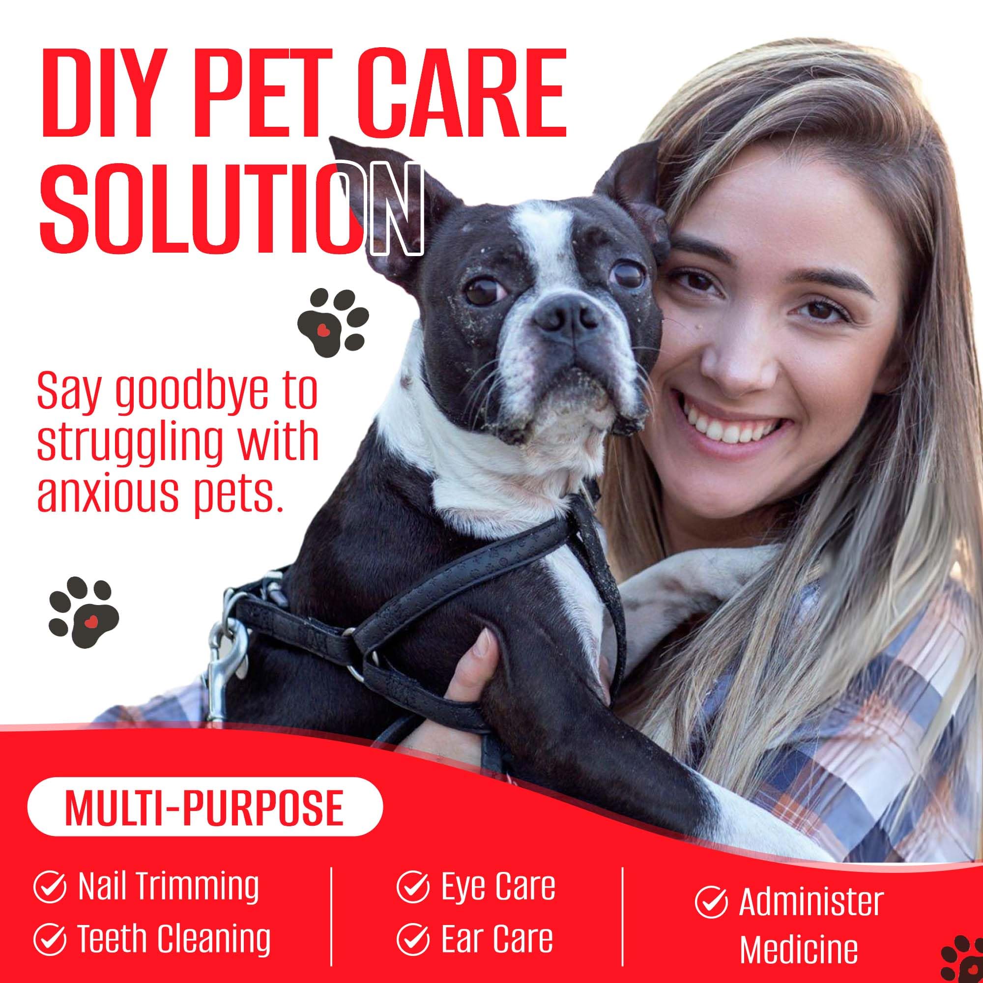 Chungie cotton swab and carabiners for hygienic grooming setup