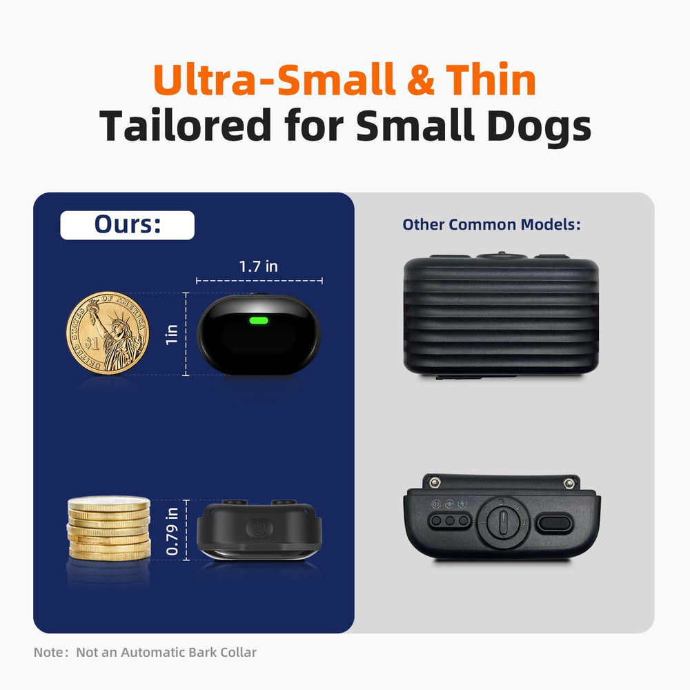 Chupolik light thin dog collar with slim profile for comfortable daily wear.