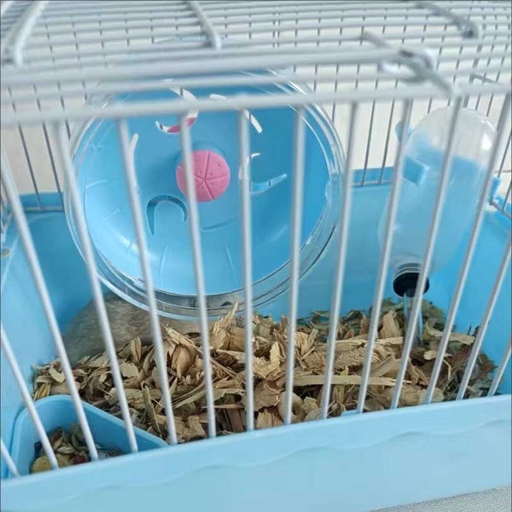 CHUQIANTONG hamster cage dimensions 23x17x16 cm for small pets.
