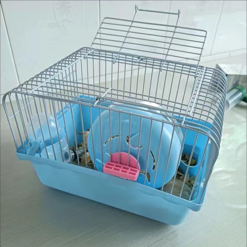 CHUQIANTONG hamster cage portable case for travel and outings.