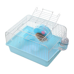 CHUQIANTONG hamster cage with running wheel promotes exercise and activity.