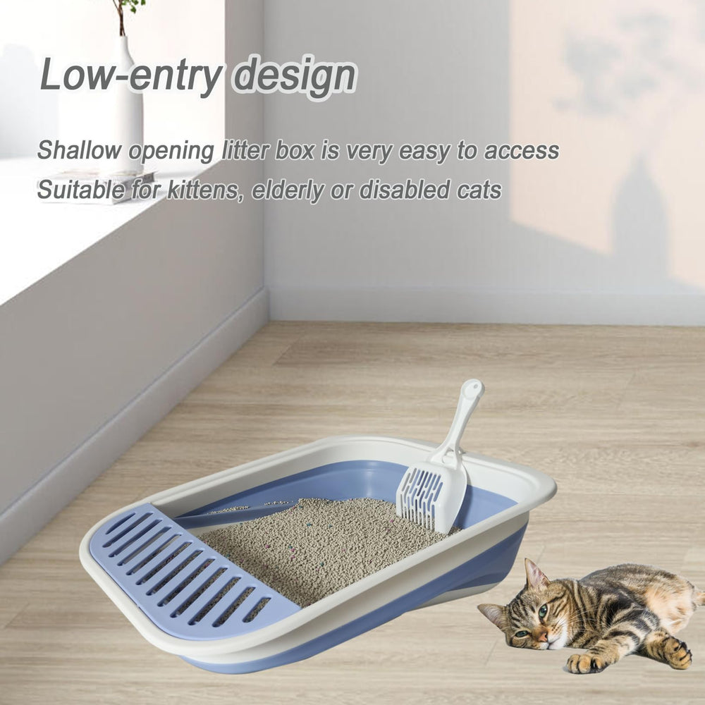 Chuyouan low entrance box helps kittens enter easily