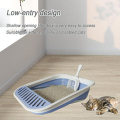 Chuyouan low entrance box helps kittens enter easily