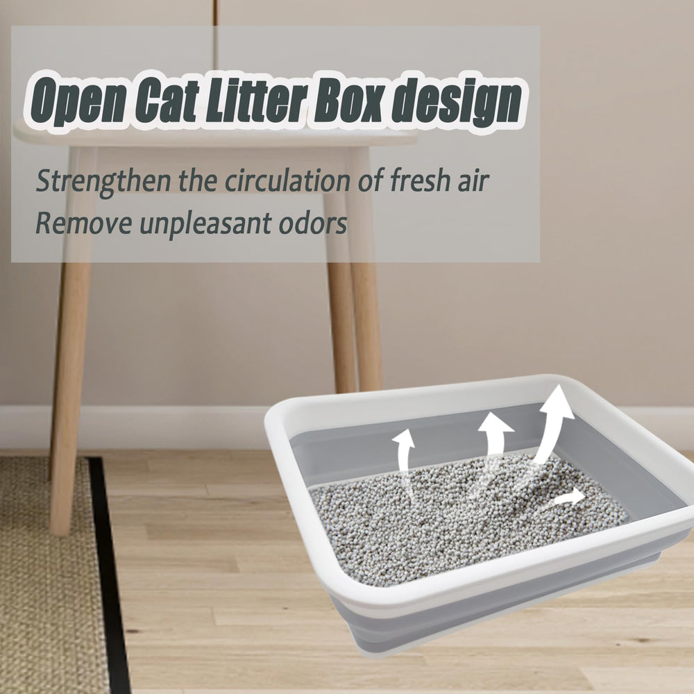 Chuyouan open-design litter box promotes air circulation