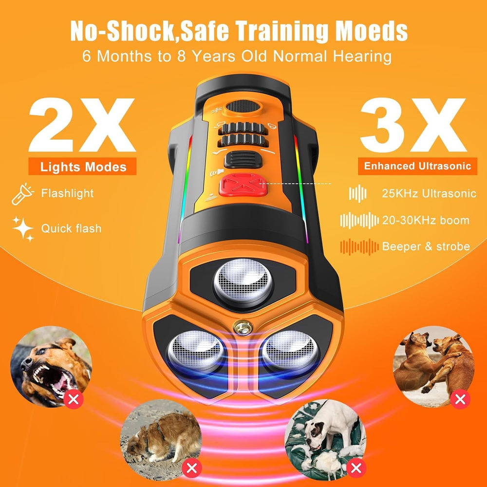 Chwwen ultrasonic-settings view with adjustable modes for dogs.