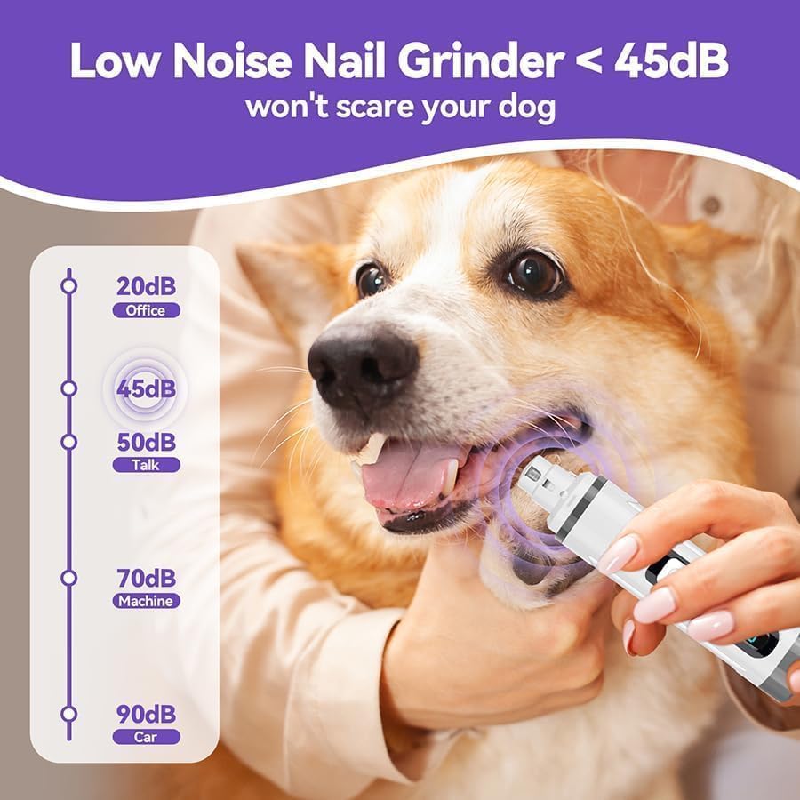 Chwwen nail grinder safety lock to prevent accidental detachment during use.
