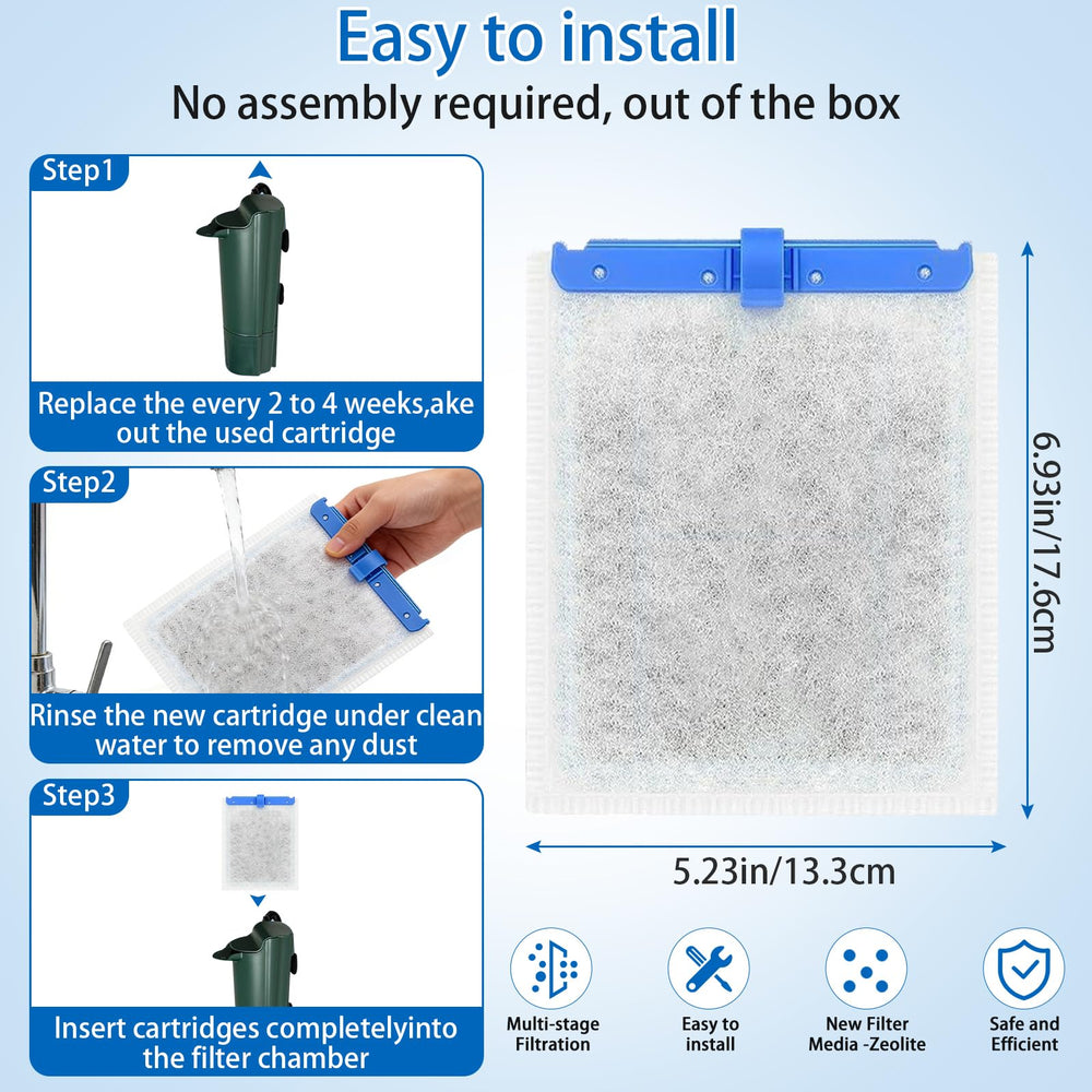 Chyodi 16 large filter cartridge in-use shot illustrates easy replacement.
