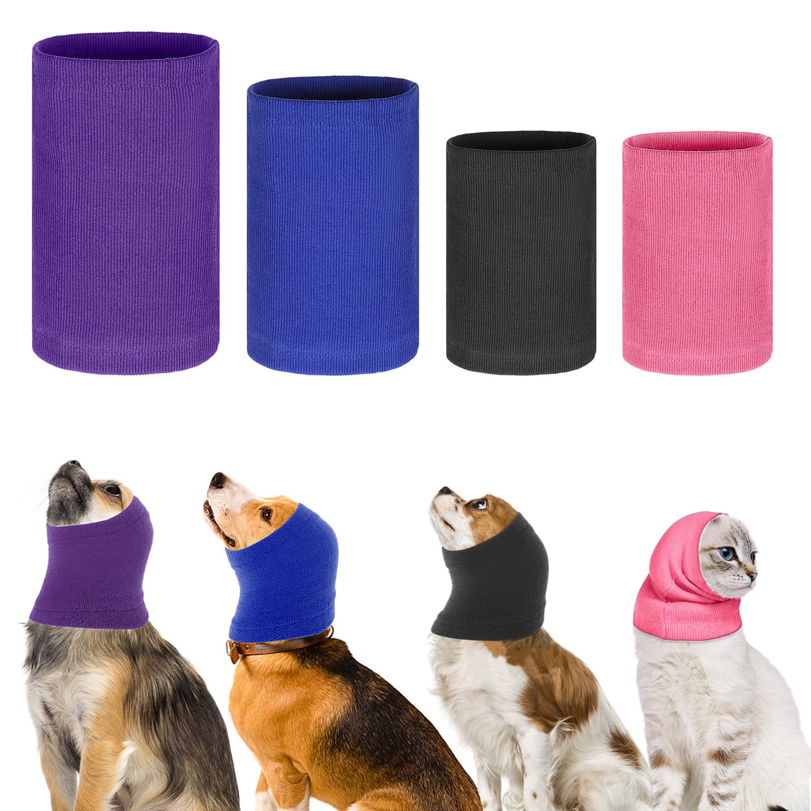 CIATBYYJ dog ear muffs multi-size cover for bath time protection