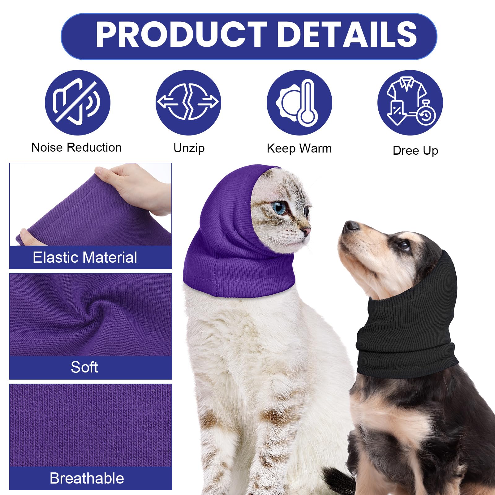 CIATBYYJ reinforced seams prevent slipping during baths and grooming