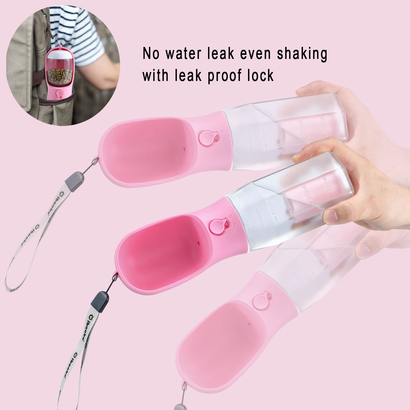 Cibaabo BPA-free and heat-resistant material supports safe walking and travel.