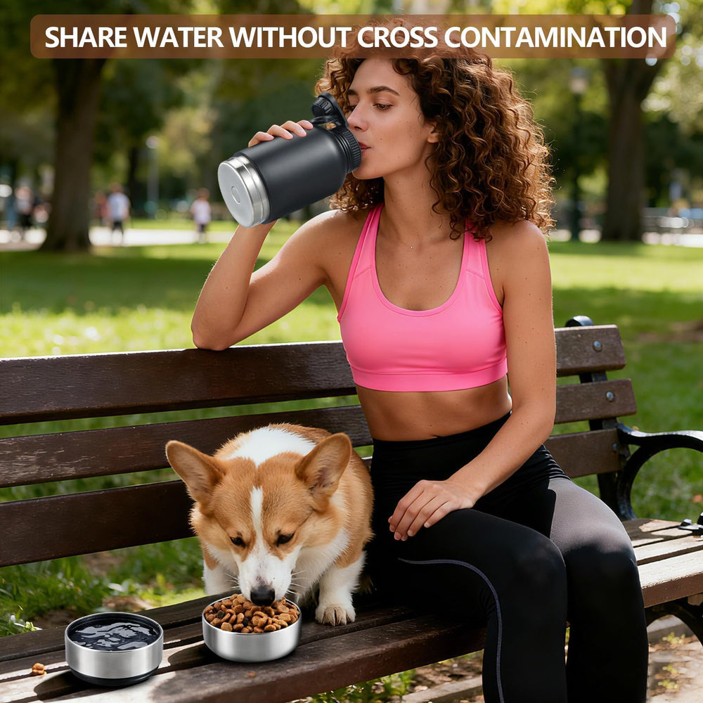 Cibaabo BPA-free stainless steel body provides durable, safe hydration on hikes.