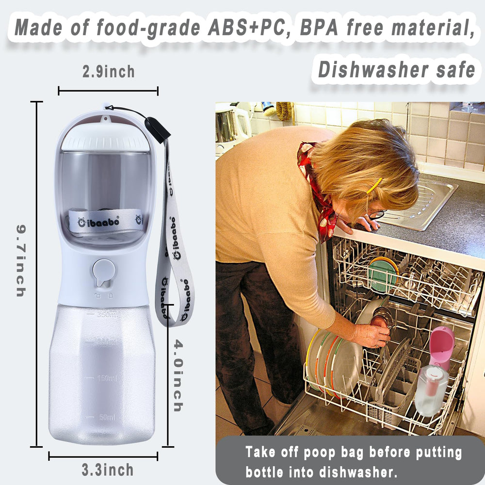 Cibaabo dishwasher-safe, BPA-free bottle suitable for travel and daily walks.
