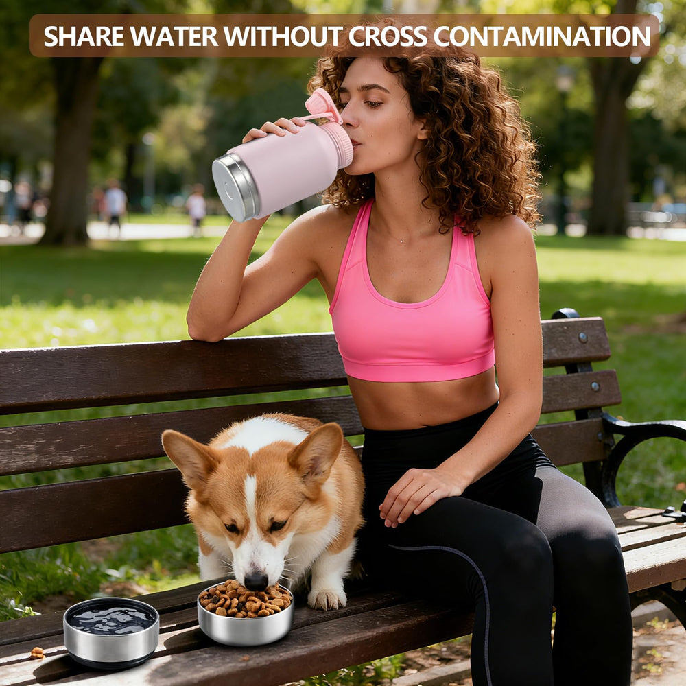 Cibaabo leakproof bottle with lid helps prevent spills during transport