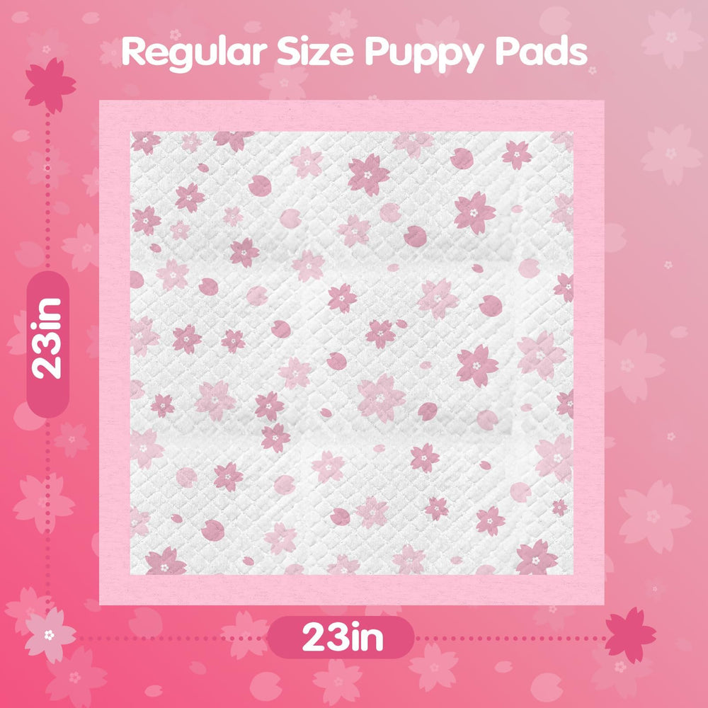 Cibaabo 23x23 inch pads cover training area for small breeds.