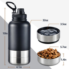 Cibaabo dual-bowl design allows water sharing during hikes