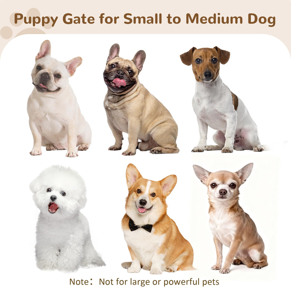 Cideny 54 by 24 inch gate fits wide spaces securely.