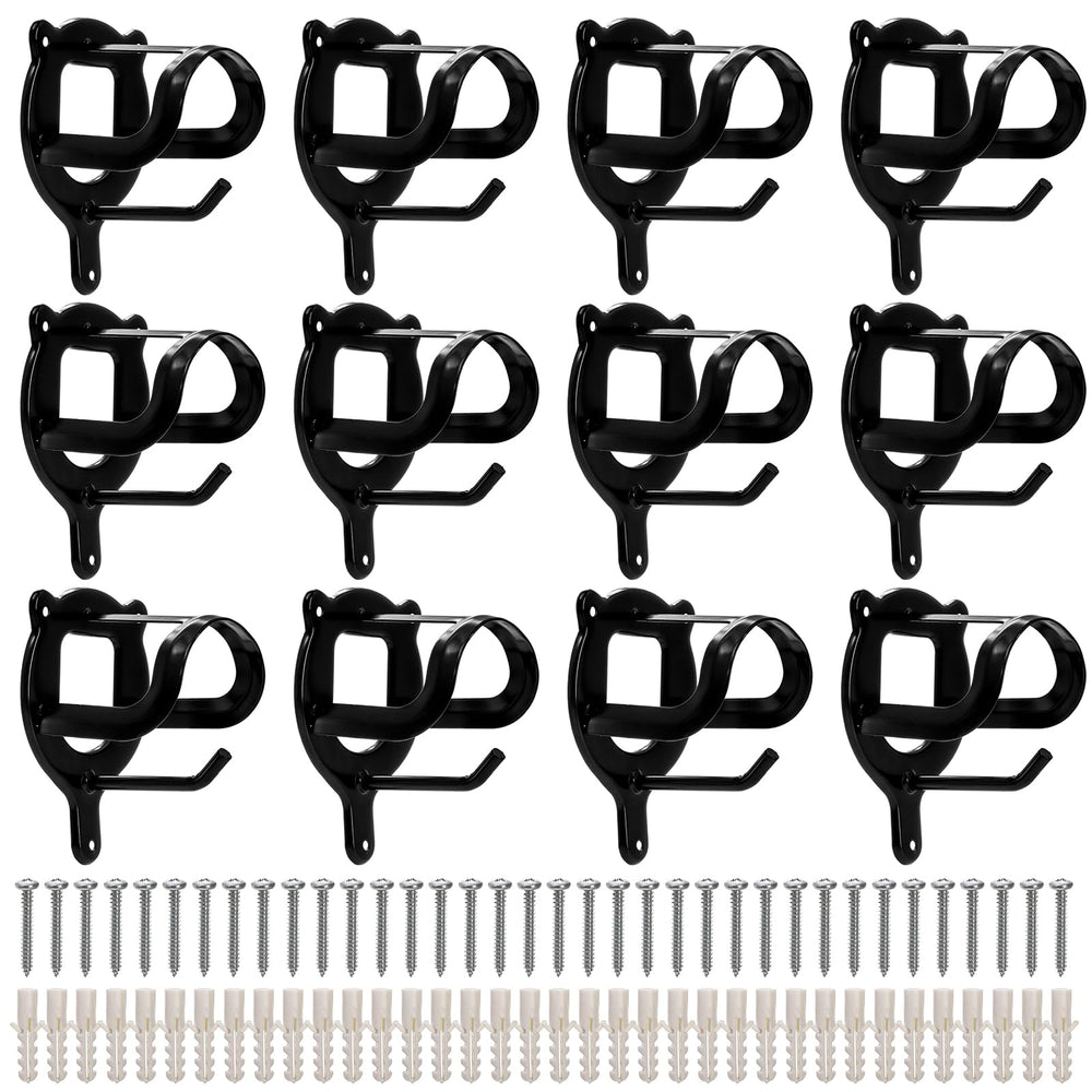 Cididu bridle rack wall mount with 12 hooks for organized tack room