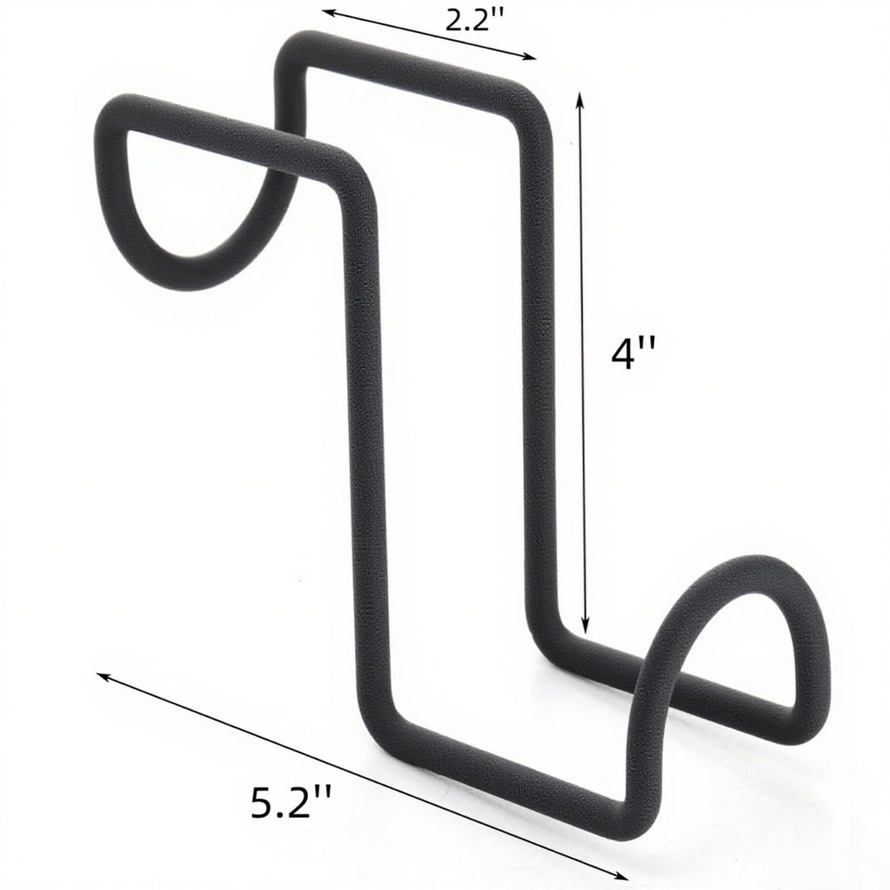 Cididu Over-Rail Bridle Hook securely hangs on fence or stall rail.