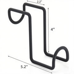 Cididu Over-Rail Bridle Hook securely hangs on fence or stall rail.