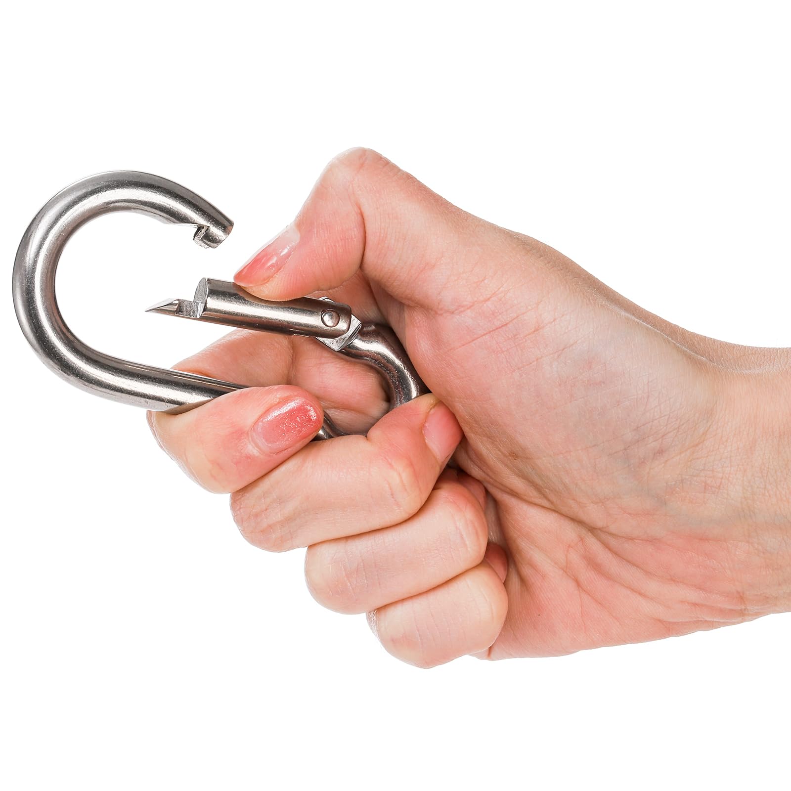 Cididu spring links attach rings smoothly for secure rope routing.