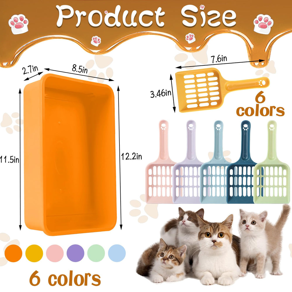 CIEOVO kitten litter box scoops for quick cleanups after play