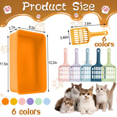 CIEOVO kitten litter box scoops for quick cleanups after play