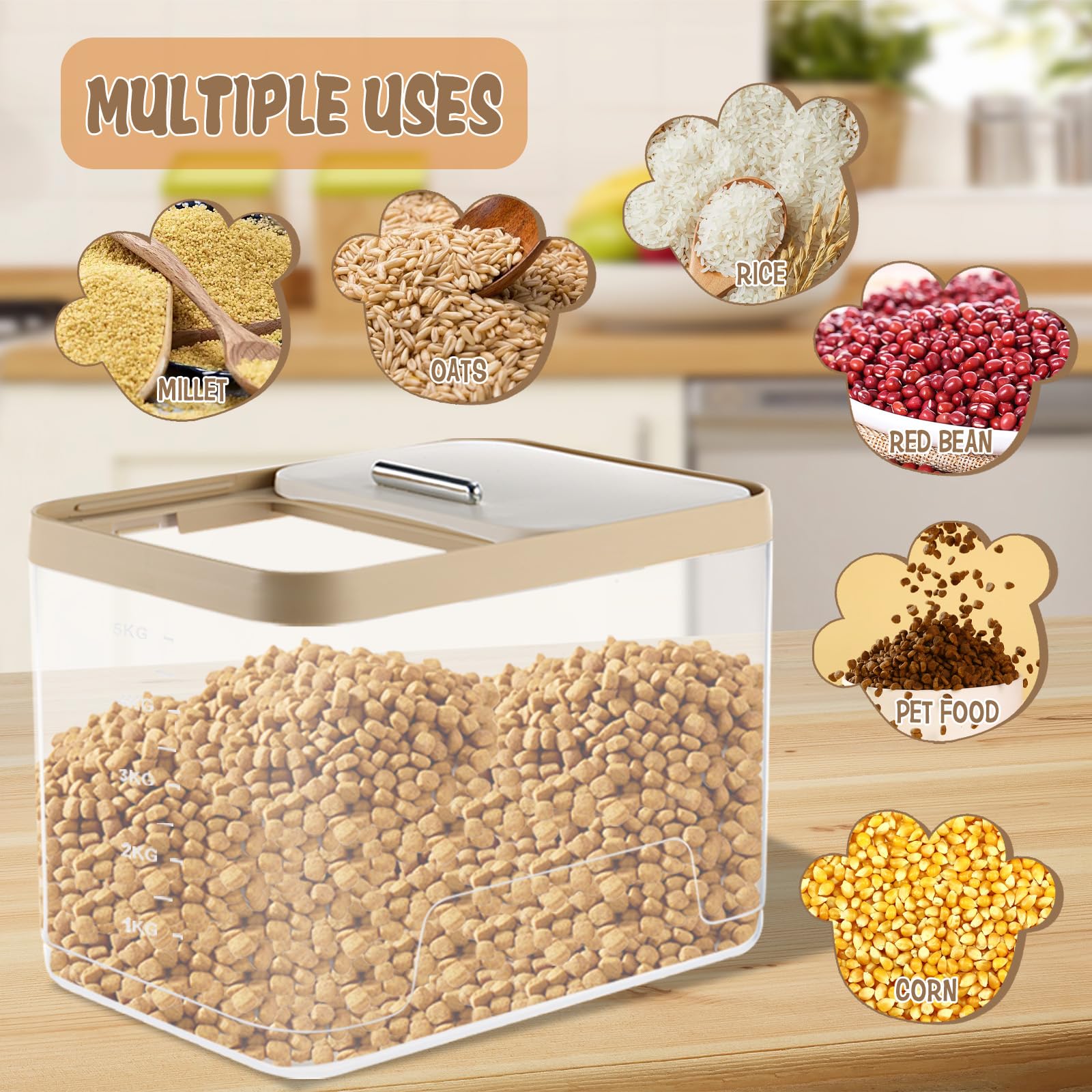 cieovo built-in scale supports portion control for pet meals