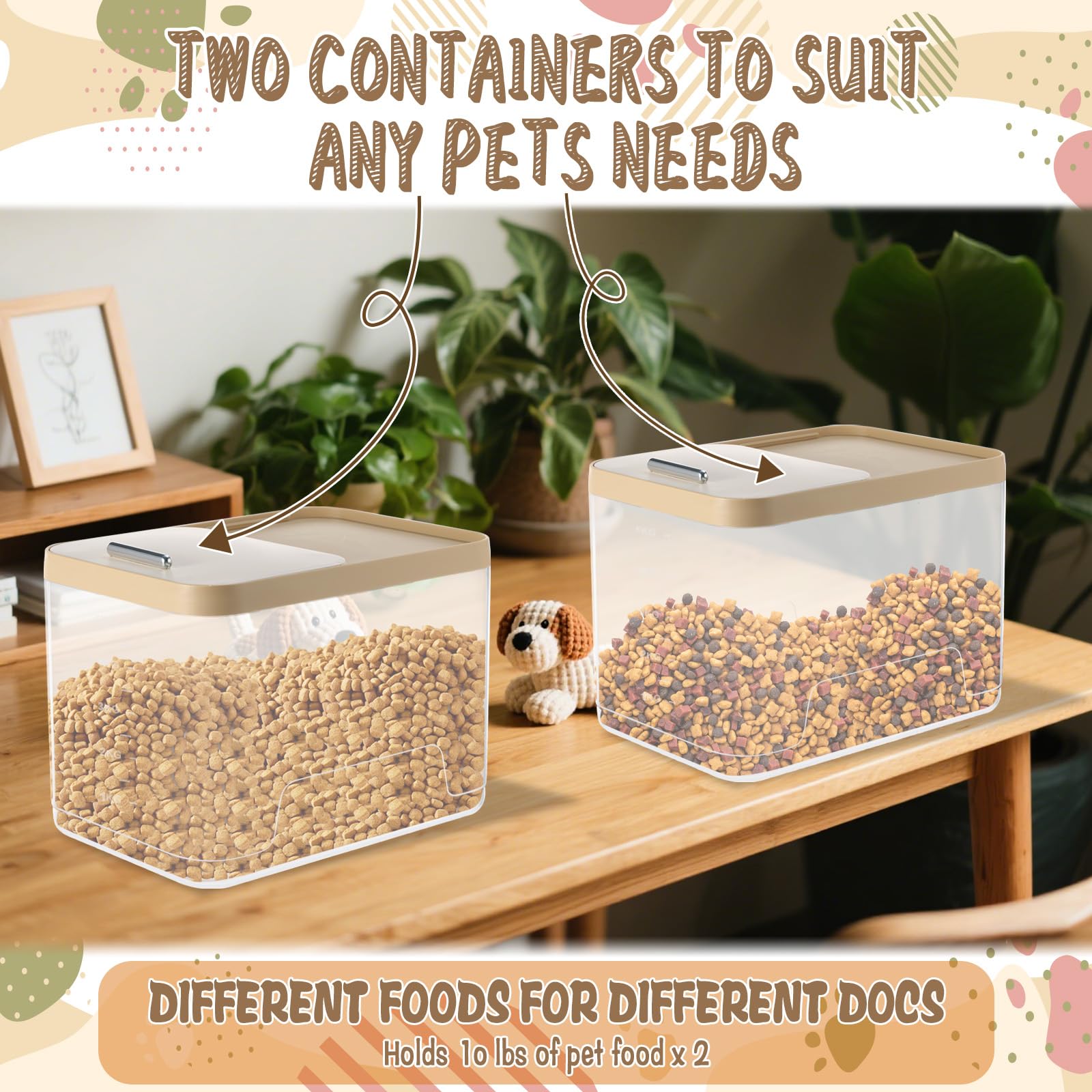 cieovo transparent container reveals contents without opening lid, saving time