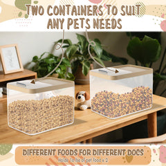 cieovo transparent container reveals contents without opening lid, saving time